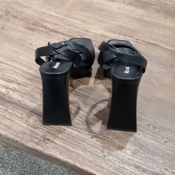 Abound "Tracy" 5 1/2" chunky platform open toe retro sandal size 7.5 NWT - Picture 8 of 9